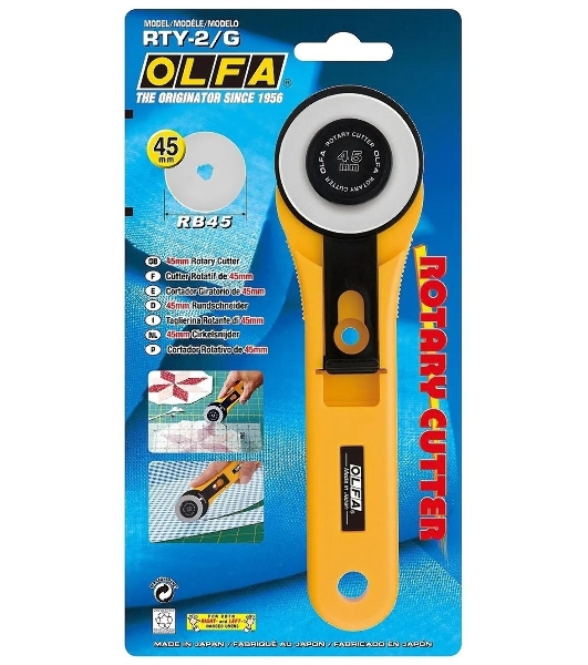 Нож дисковый Olfa OL-RTY-2/G пластик нерж.сталь 1 шт