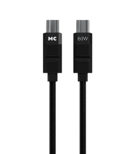 Дата-кабель MORE CHOICE (4620202554987) K87aa 2м USB 3.0A PD60W для Type-C Type-C- 2м, черный