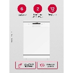 Посудомоечная машина Hansa ZWM616WH, белый, 59.8 см, 12 компл., 49 дБ, класс A++, фото21