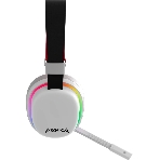 Гарнитура Marvo HG9069W Monka Echo белый, беспроводная + проводная, радиоканал, до 10 ч, подсветка, совместимость с PS5, Xbox, фото5