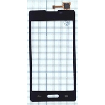 Сенсорное стекло (тачскрин) для LG Optimus L5 II E450 E460, черное, фото 1