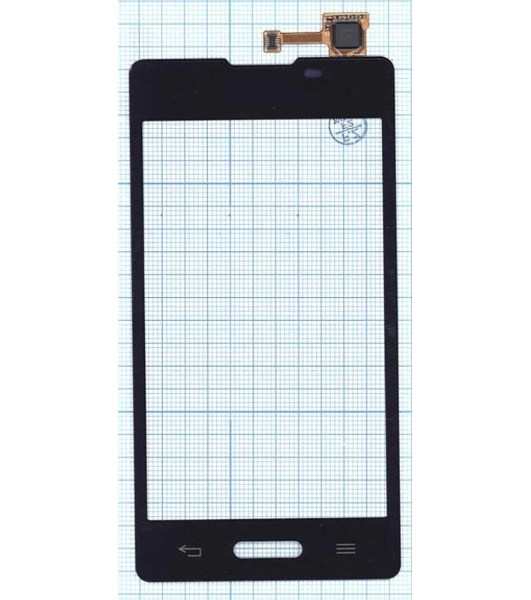 Сенсорное стекло (тачскрин) для LG Optimus L5 II E450 E460, черное