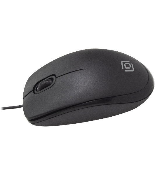 Мышь проводная Oklick 195M черный, 800 dpi, USB, кнопки - 3