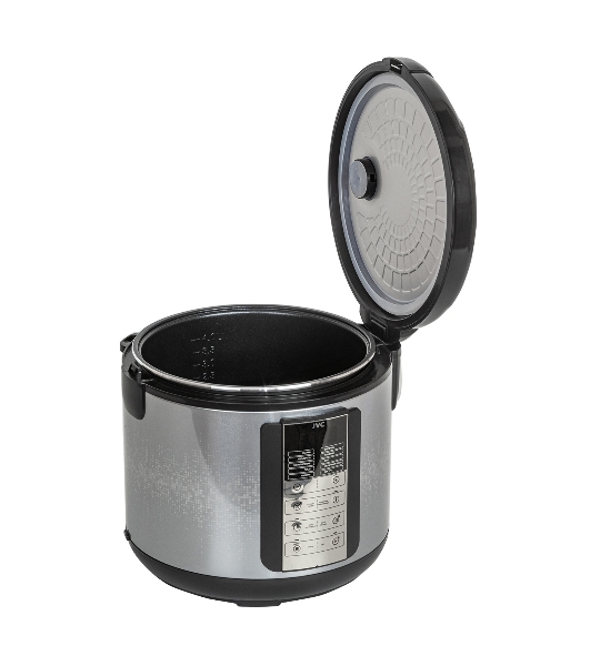 Мультиварка JVC JK-MC501 5 л, 860 Вт, серебристый/черный, металл