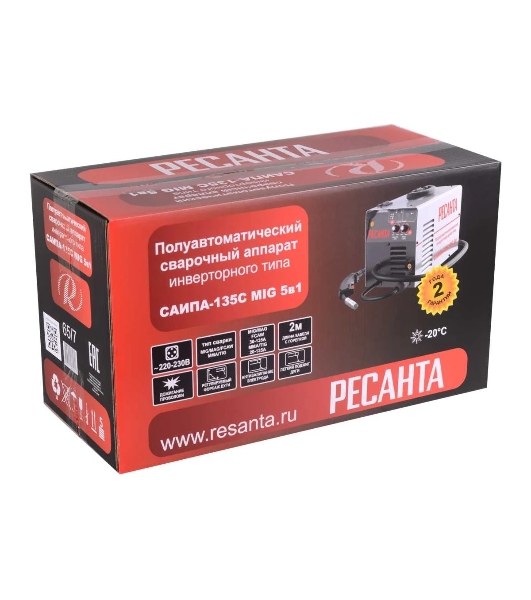 Сварочный аппарат инверторный п/а САИПА-135 Ресанта