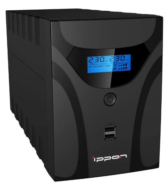 Источник бесперебойного питания Ippon Smart Power Pro II Euro 1600 960Вт 1600ВА черный
