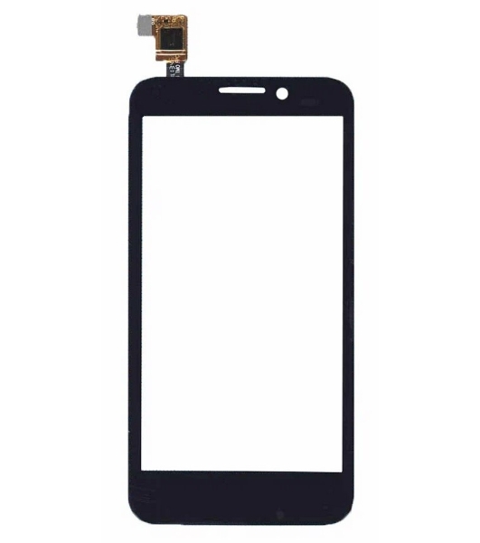 Сенсорное стекло (тачскрин) для Alcatel One Touch Snap 7025D, черное