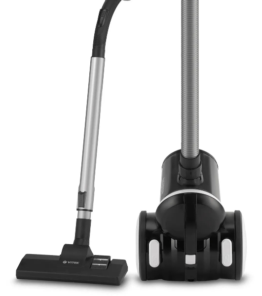 Пылесос Vitek Metropolis VT-8142 черный, 200/1500 Вт, уборка сухая, пылесборник контейнер 1.8 л