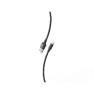 Кабель Smartbuy (iK-512-S14b) S14 Lightning черный, 3 А, 1 м