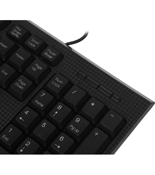 Клавиатура проводная Oklick 120M, USB, черный