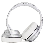Беспроводные/проводные наушники Crown CMBH-5050 серебристый, накладные, Bluetooth + проводной, складная конструкция, до 10 ч, фото5