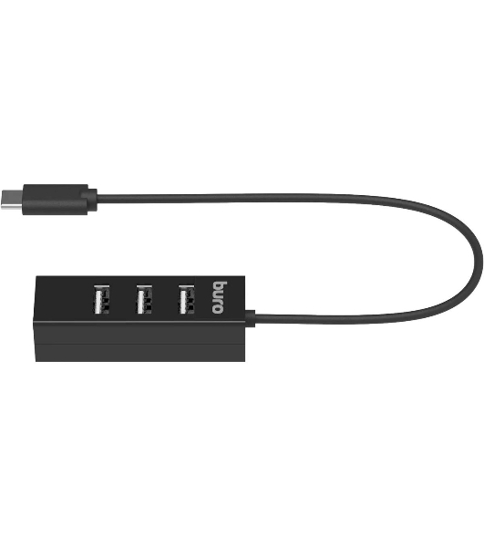 USB-концентратор Buro BPH-C-1906, USB-C, USB 2.0 4 порта, USB
