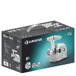 Мясорубка электрическая Eurostek EMG-0905 серебристый, 3200 Вт, 3 кг/мин, реверс, защита от перегрузки, металлический лоток, насадки - 4, фото2