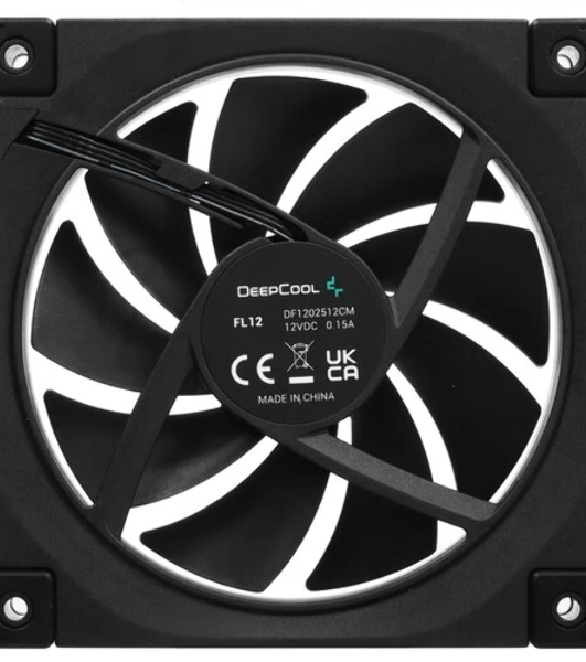 Комплект вентиляторов для корпуса DEEPCOOL FL12-3 IN 1 черный, 120 мм, 2150 об/мин, 32 дБ, 4 pin