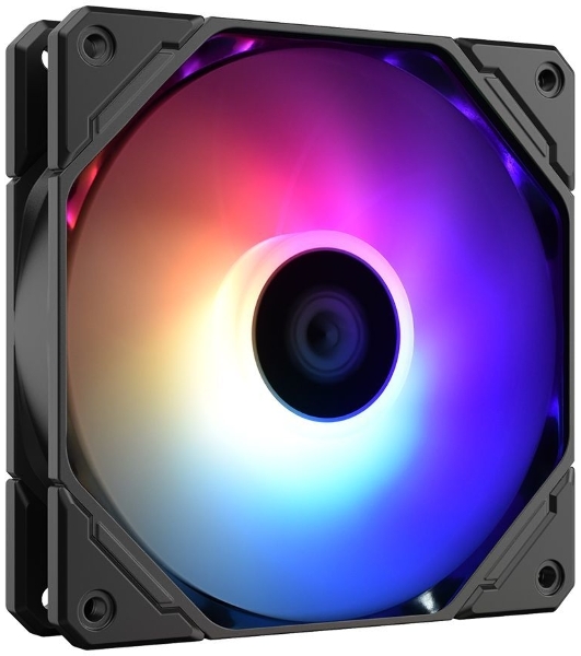 Вентилятор для корпуса ID-Cooling TF-12025-PRO-ARGb черный, 120 мм, 1800 об/мин, 35.2 дБ, 4 pin