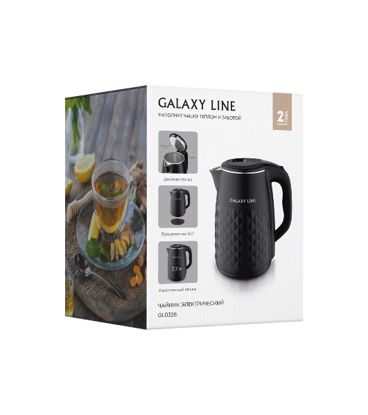 Чайник электрический GALAXY GL 0328 черный