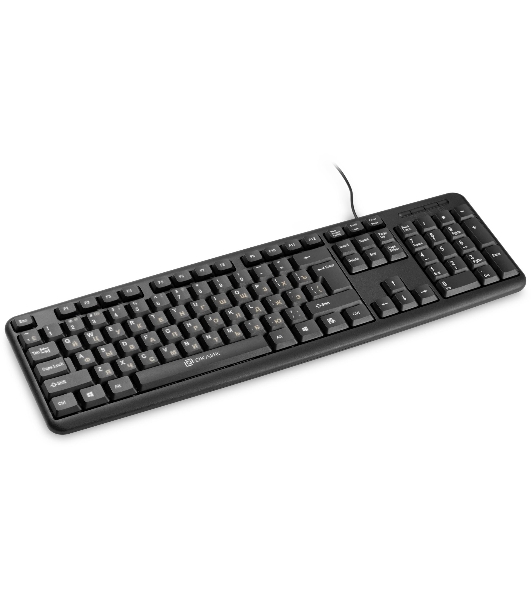 Клавиатура проводная Oklick 130M, USB, черный
