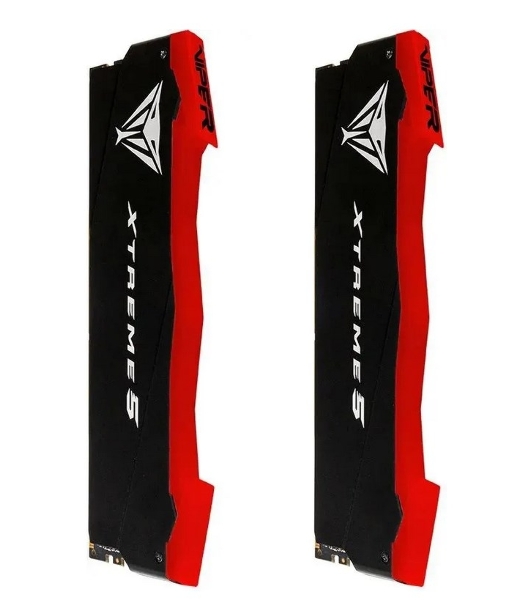 Оперативная память Patriot Viper Xtreme 5, DDR5, 32GB (2x16GB), 7600MHz, CL36, DIMM, с радиаторами, черный