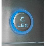 Холодильник LEX LCD505GbGID серый трехкамерный 321/144л морозилка снизу, No Frost, Side by Side, фото4