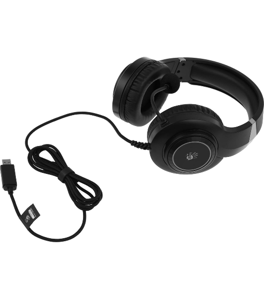 Гарнитура Bloody G220S чёрный, проводная, подсветка