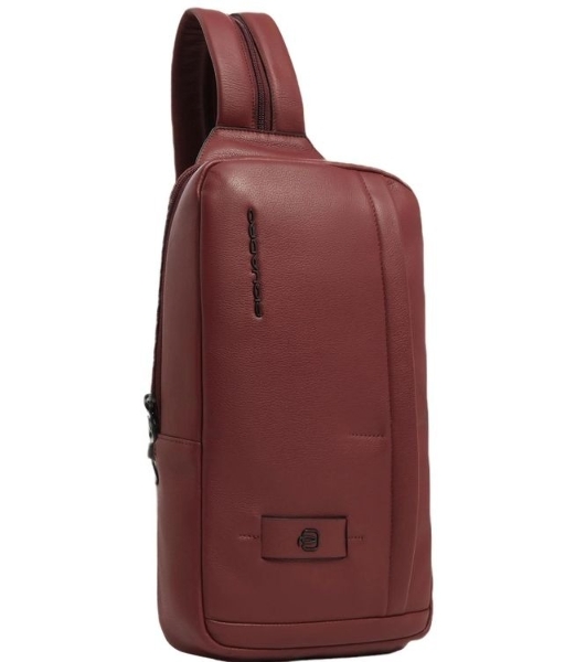 Рюкзак слинг Piquadro Russel CA6764W137/CU красное дерево кожа
