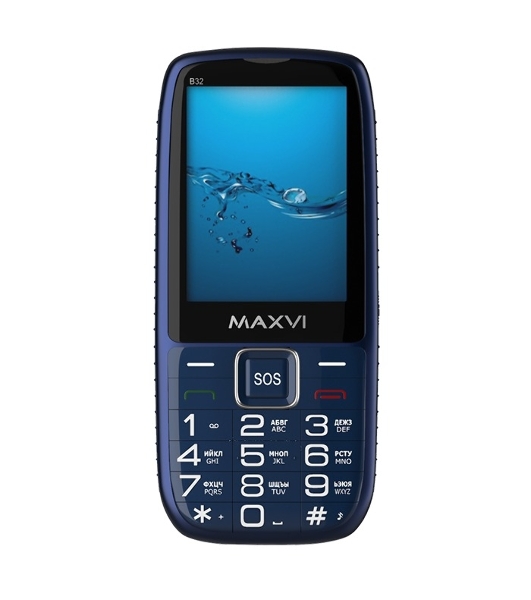 Мобильный телефон Maxvi B32 синий