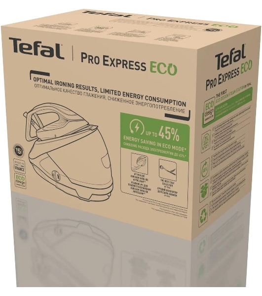 Парогенератор Tefal Pro Express Eco GV9E21E0, зеленый/белый