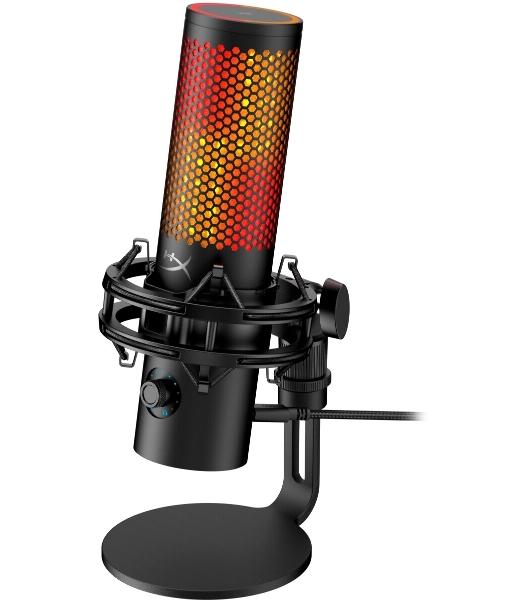 Микрофон проводной HyperX QuadCast 2 S черный