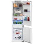 Встраиваемый холодильник Beko BCNA275E3S (7523020054) белый двухкамерный 185/69 л морозилка снизу, No Frost, фото 1