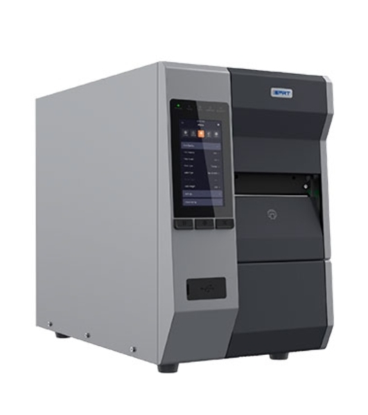 Принтер этикеток термотрансферный iDPRT iK4 Industrial 300 dpi, 254 мм/cек, Bluetooth, Ethernet, USB, серый