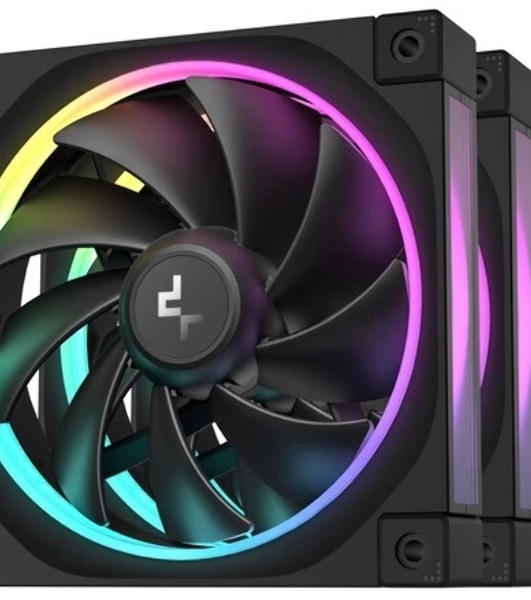 Комплект вентиляторов для корпуса DEEPCOOL FL12-3 IN 1 черный, 120 мм, 2150 об/мин, 32 дБ, 4 pin