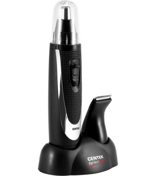 Триммер Centek CT-2177 черный/серебристый