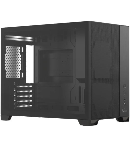 Корпус Formula Air Mesh G6 Plus AR Black, Mini-Tower, чёрный, 3 x 120 мм
