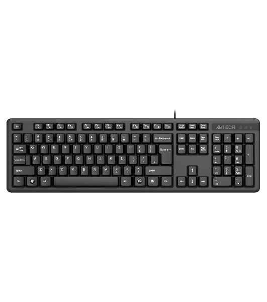 Клавиатура проводная A4Tech KR-3, USB, черный