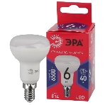 Лампа светодиодная ЭРА RED LINE LED R50-6W-865-E14 R Е14/Е14 6Вт рефлектор холодный дневной свет, фото 1