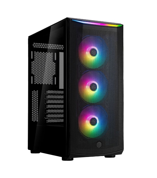 Компьютерный корпус Silverstone G41FA512ZBG0020 High airflow ATX mid-tower chassis with dual radiator support and ARGb lighting High airflow ATX mid-tower chassis with dual radiator support and ARGb lighting