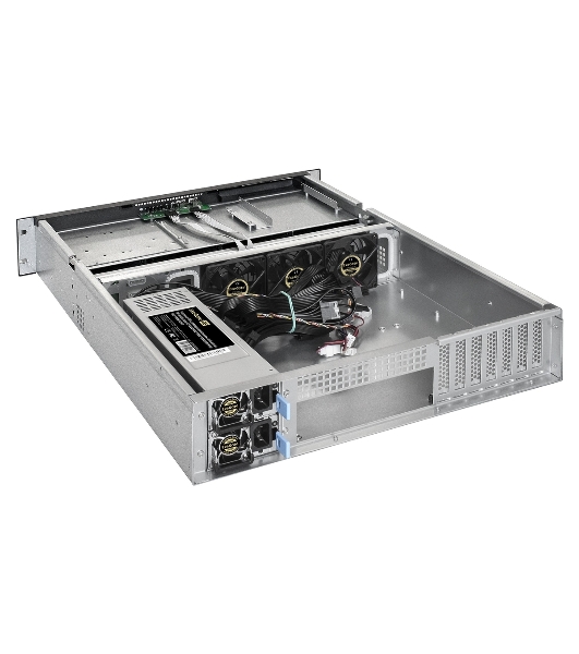 Серверная платформа ExeGate EX292416RUS Pro 2U550-HS08 RM 19', высота 2U, глубина 550, Redundant БП 2x1000W, 8xHotSwap, USB