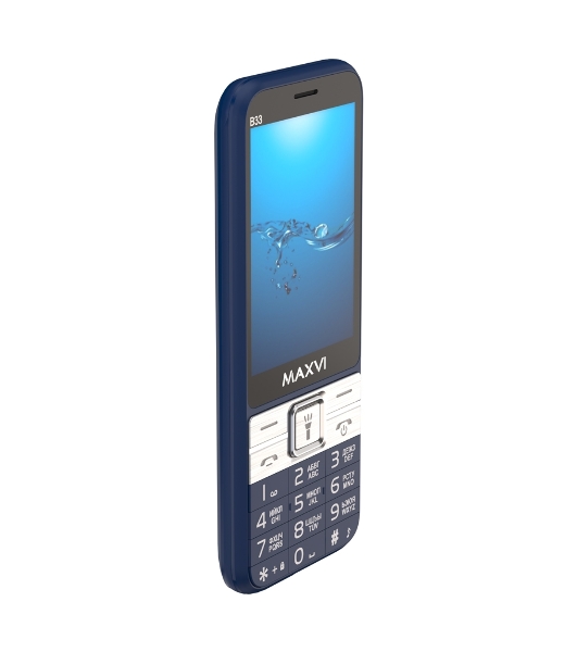 Мобильный телефон Maxvi B33 синий
