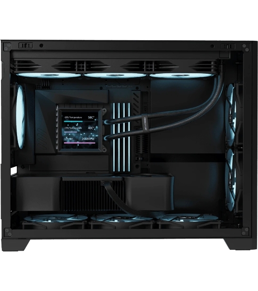 Корпус Formula Air Mesh G6 Plus AR Black, Mini-Tower, чёрный, 3 x 120 мм