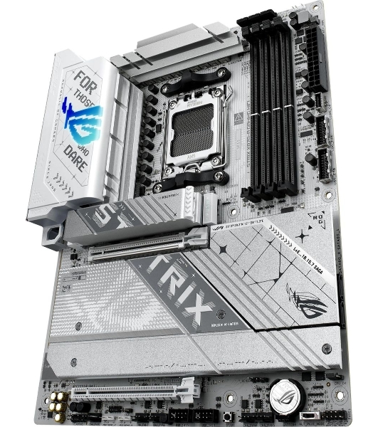 Материнская плата ASUS ROG STRIX X870-A GAMING WIFI, AM5, AMD X870, 4xDDR5, 2xSATA, 4xM.2, 1xPCI-E 4.0 x4, 1xPCI-E 5.0 x16, 1xHDMI, 1xDP, 1x 2.5Gb LAN, 4xUSB-A 3.2 Gen 1, 5xUSB-A 3.2 Gen 2, 1xUSB-C 3.2 Gen 2, 2xUSB4, 2x3.5 мм, 7.1, ATX