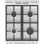 Плита газовая Gorenje GG5A11WF белый, конфорок 4 газовых, духовка 70 л, 50 см x 85 см x 59.4 см, фото9