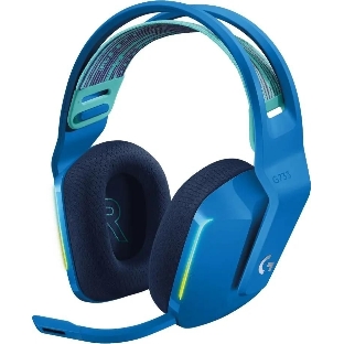 Гарнитура Logitech G733 синий, беспроводная, 2.4 ГГц, до 29 ч, LIGHTSYNC RGB