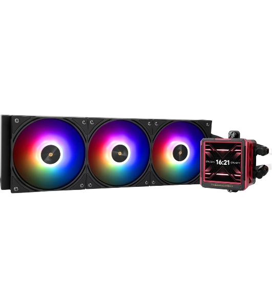 Система жидкостного охлаждения Thermalright Frozen Warframe ULTRA 360 ARGb Soc-AM5/AM4/1151/1200/2066/2011/1700 черный 4-pin 29.6dB Al LCD Ret (F-WFRAME-ULT-360-BL-ARGb)