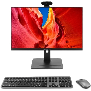 Моноблок Digma Pro Vision 23.8' Full HD i7 1255U (1.7) 16Gb SSD 512Gb UHDG CR Windows 11 Pro Eth WiFi BT 90W клавиатура мышь Cam черный 1920x1080