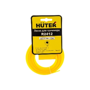 Леска для садовых триммеров Huter R2412 d=2.4мм L=12м для Huter GGT-800S(T), GGT-1000S(T), GGT-1300S(T), GGT-1500S(T) (71/2/11)