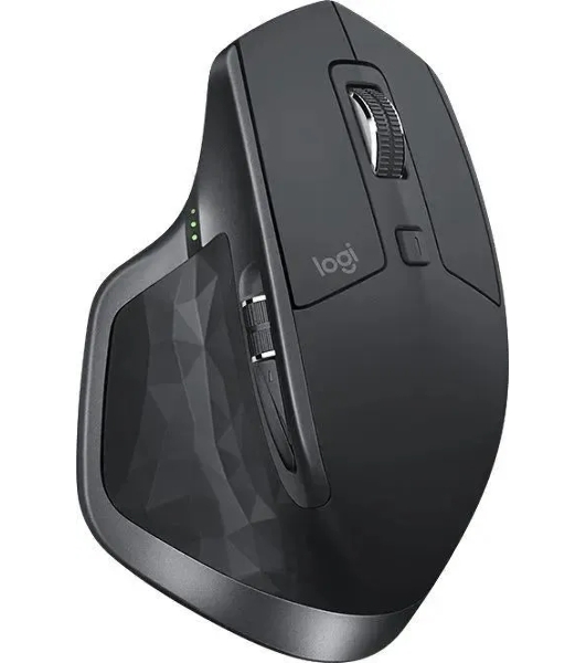 Мышь беспроводная Logitech MX Master 2S графитовый, 4000 dpi, радиоканал, Bluetooth, USB, кнопки - 7