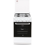 Плита газовая Cezaris ПГ 2150-08 белый, конфорок 4 шт, духовка 43 л, 51 см x 85 см x 55 см, фото 1