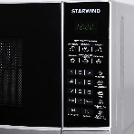 Микроволновая печь Starwind SMW2820 серебристый/черный, 20 л, 700 Вт, переключатели - сенсор, фото3