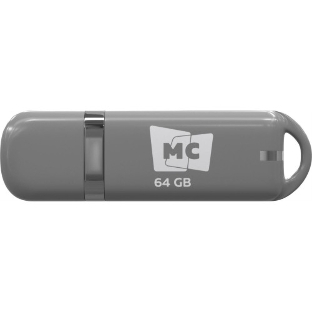 Флешка USB MORE CHOICE МФБ64 Grey (4620202558725), 64GB, USB 2.0, R/W 15/6, серый