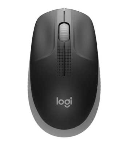 Мышь беспроводная Logitech M190 черный/серый, 1000 dpi, радиоканал, USB, кнопки - 3